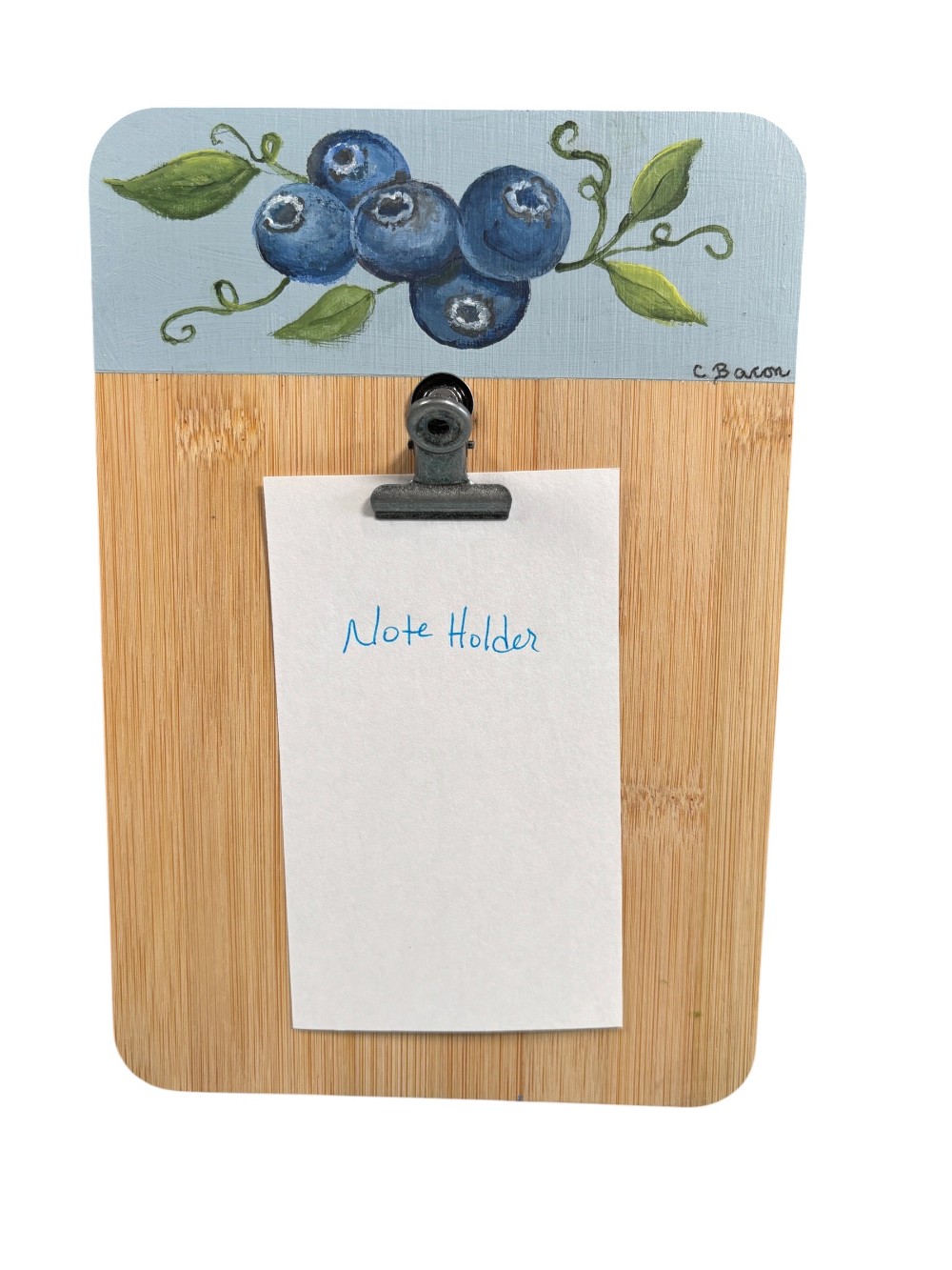 Blueberry Note Holder