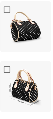 Polka Dot Chic Handbag