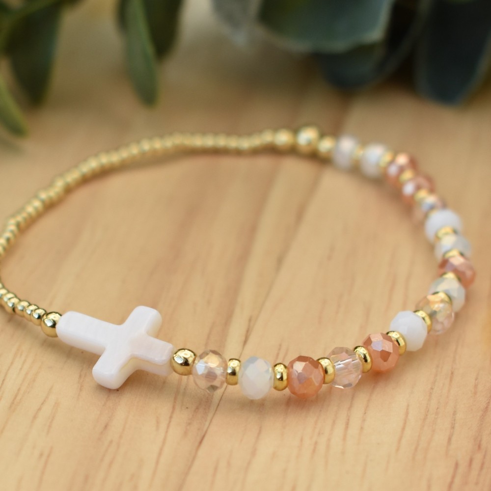 The Crystal Cross Bracelet