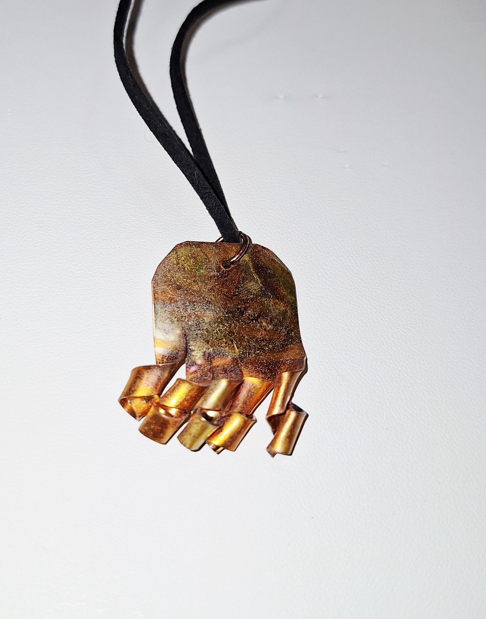 Abstract Copper Pendants