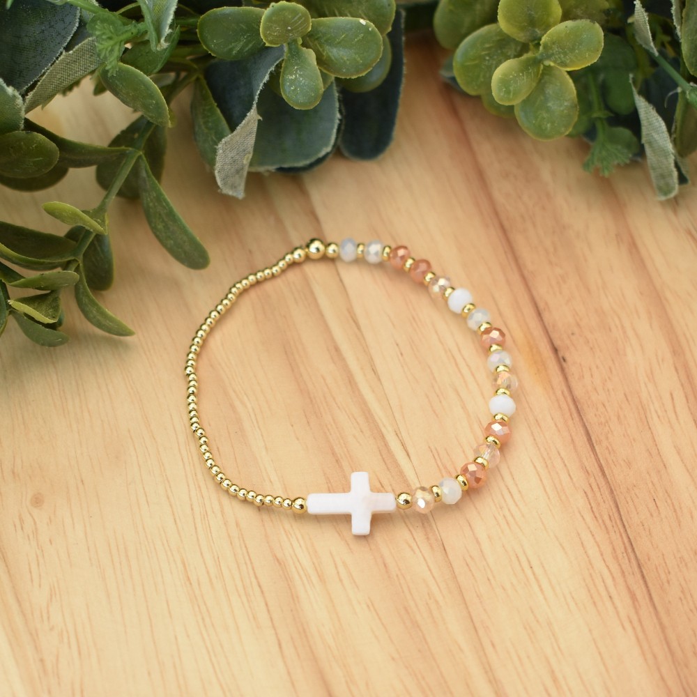 The Crystal Cross Bracelet