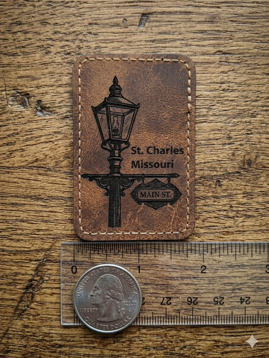 St Charles Main St Leather Patch