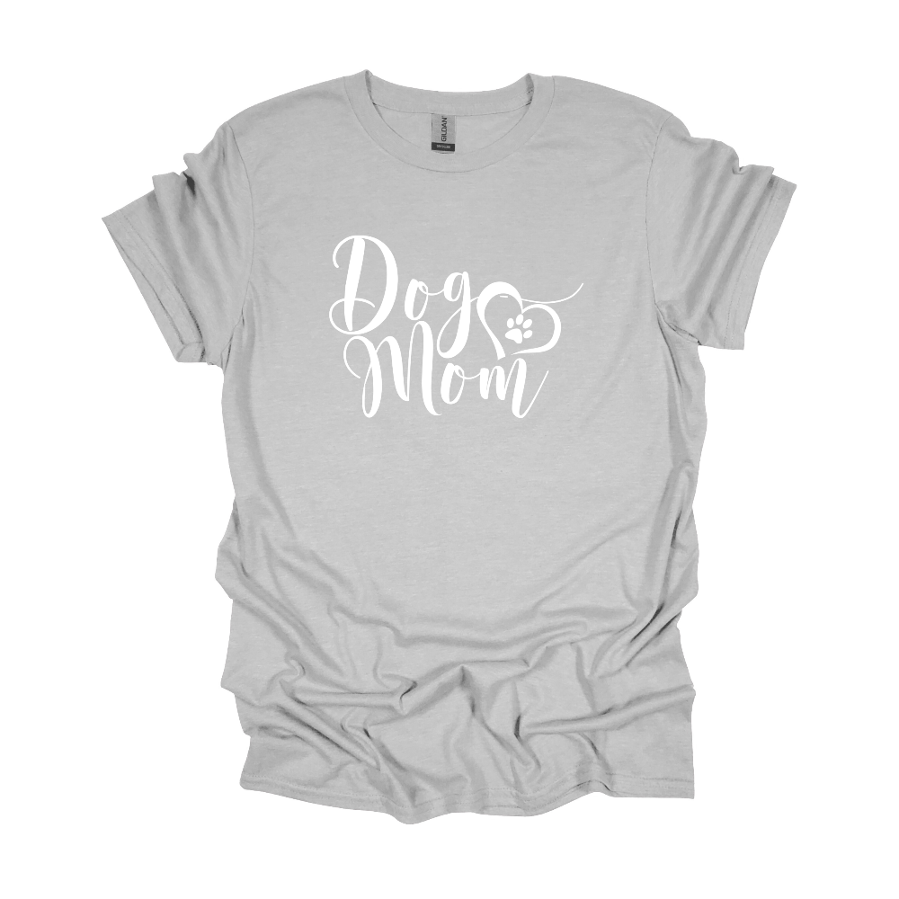 Dog Mom shirt - white font (online)