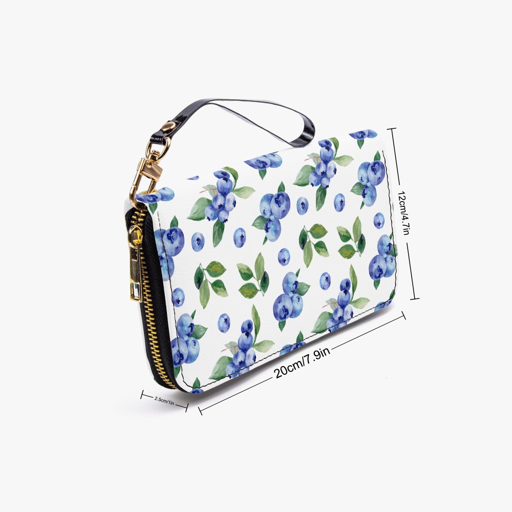 Blueberry Wristlet Wallet