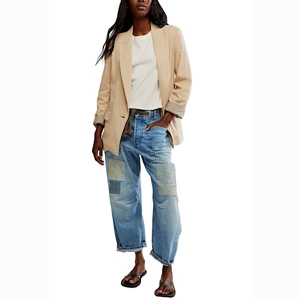Free People ‘Prep School’ Linen Blazer