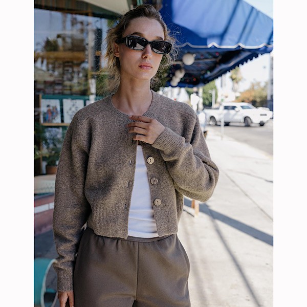 Zara Soft Cropped Cardigan