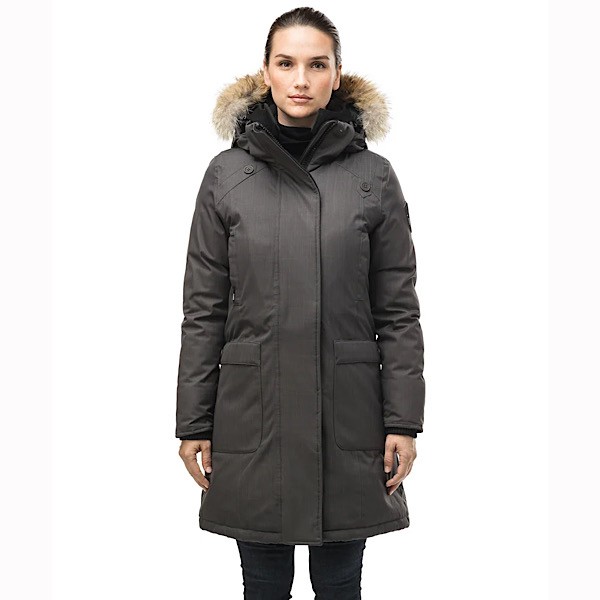 Nobis ‘Meredith’ Down-Filled Coyote-Fur Trim Hooded Parka