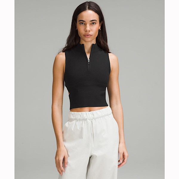 Lululemon Open Back Half-Zip Sweater