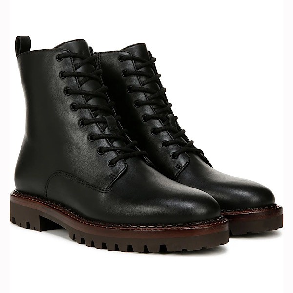 Vince ‘Cabria’ Water Resistant Lace-Up Leather Boot - SZ 8.5