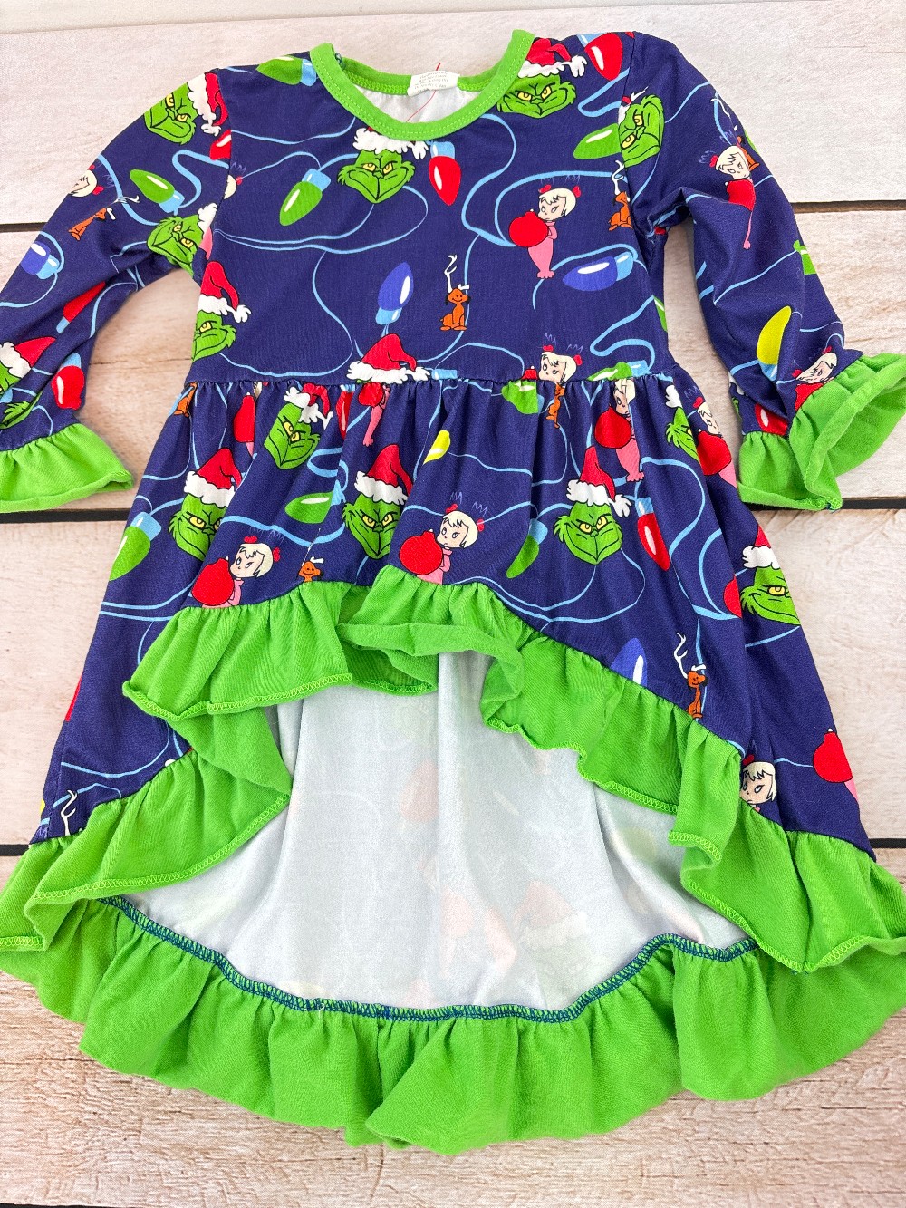 Blue grinch dress