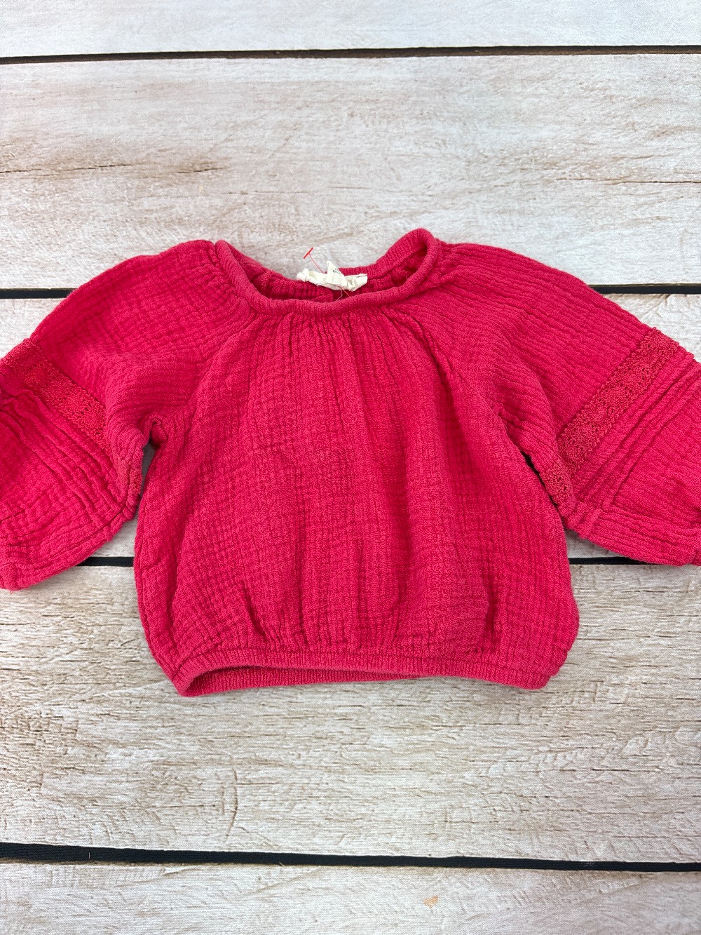 Red ls shirt
