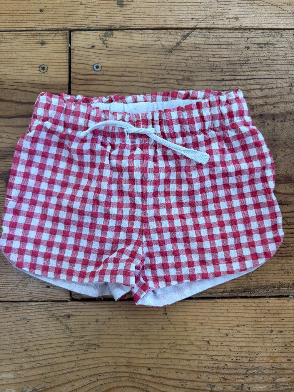 Red Gingham Shorts