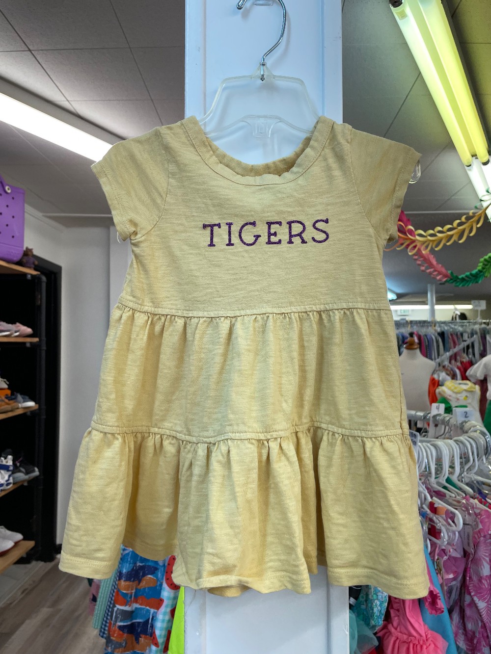 Yellow Tigers Dress