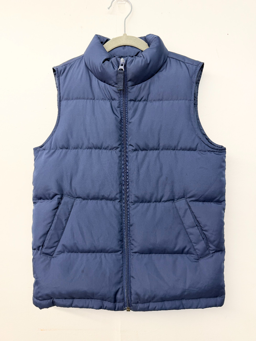 Lands' End Kids Puffer Vest – Navy, Size L (7)