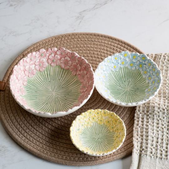 S/3 Daisy Bowls