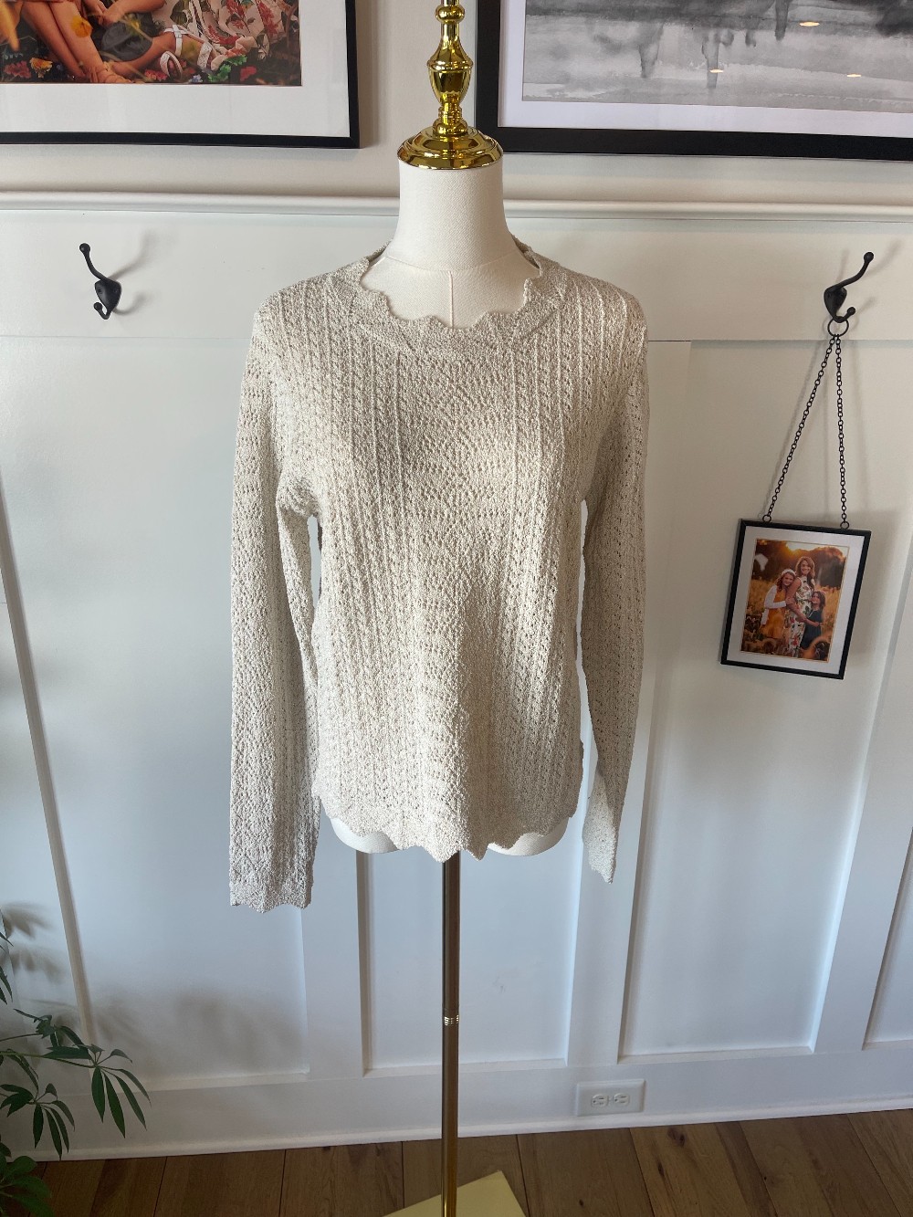 Open Knit Top