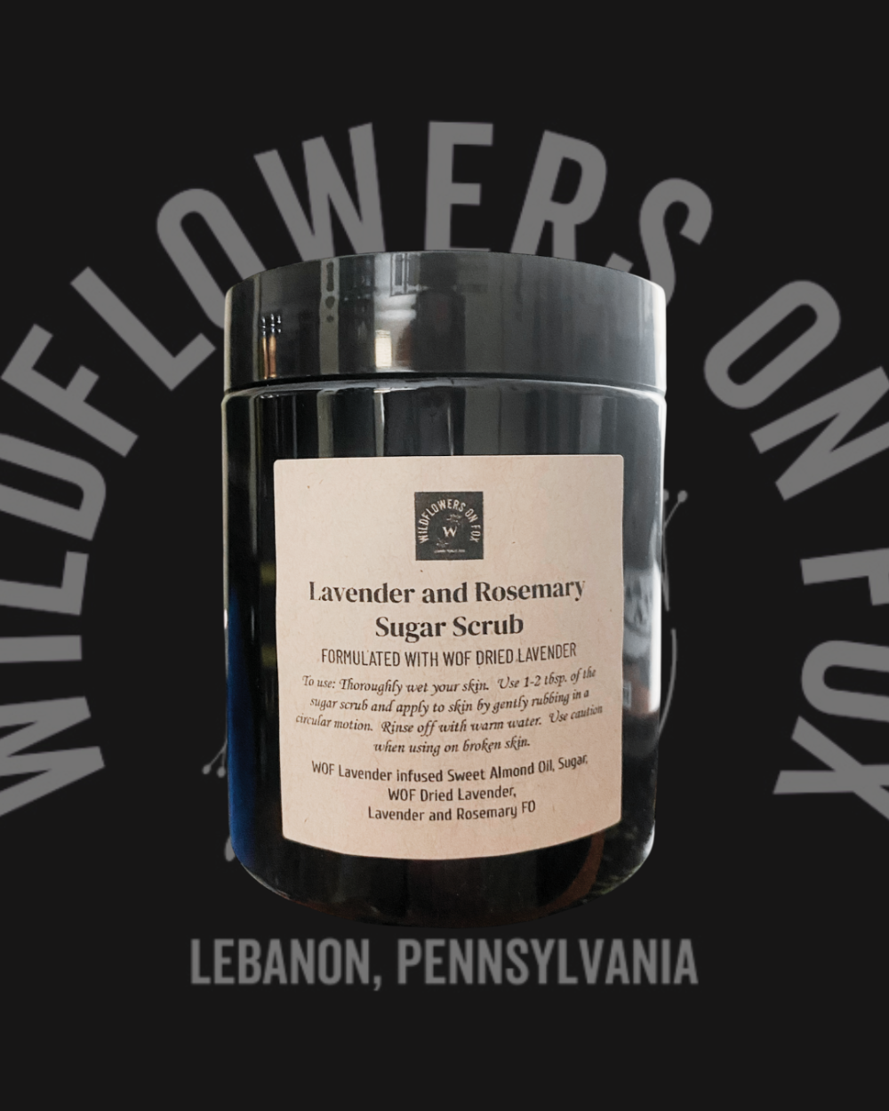 Lavender and Rosemary Sugar Scrub