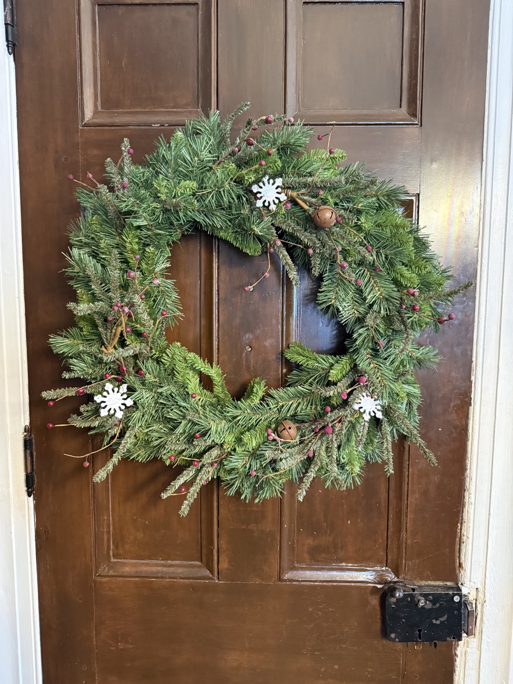 Snowflake & Bell Wreath