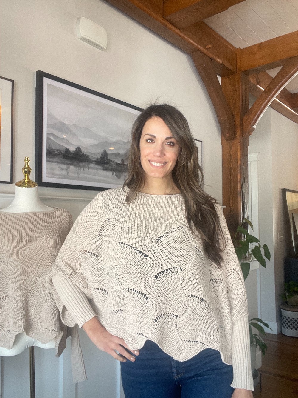 Dolman Sleeved Poncho