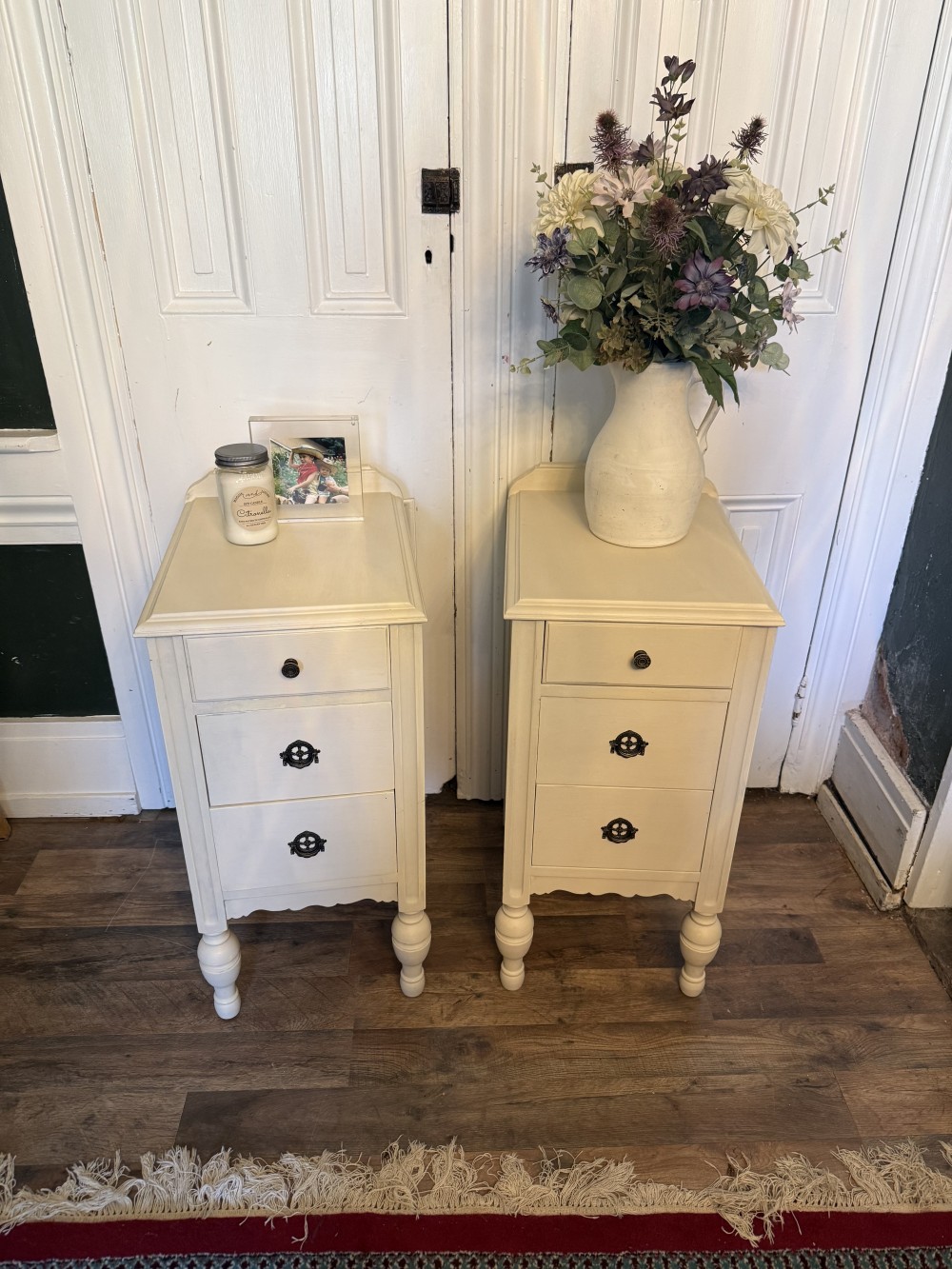 Nightstands / Side Table Old Ochre & Pure paint
