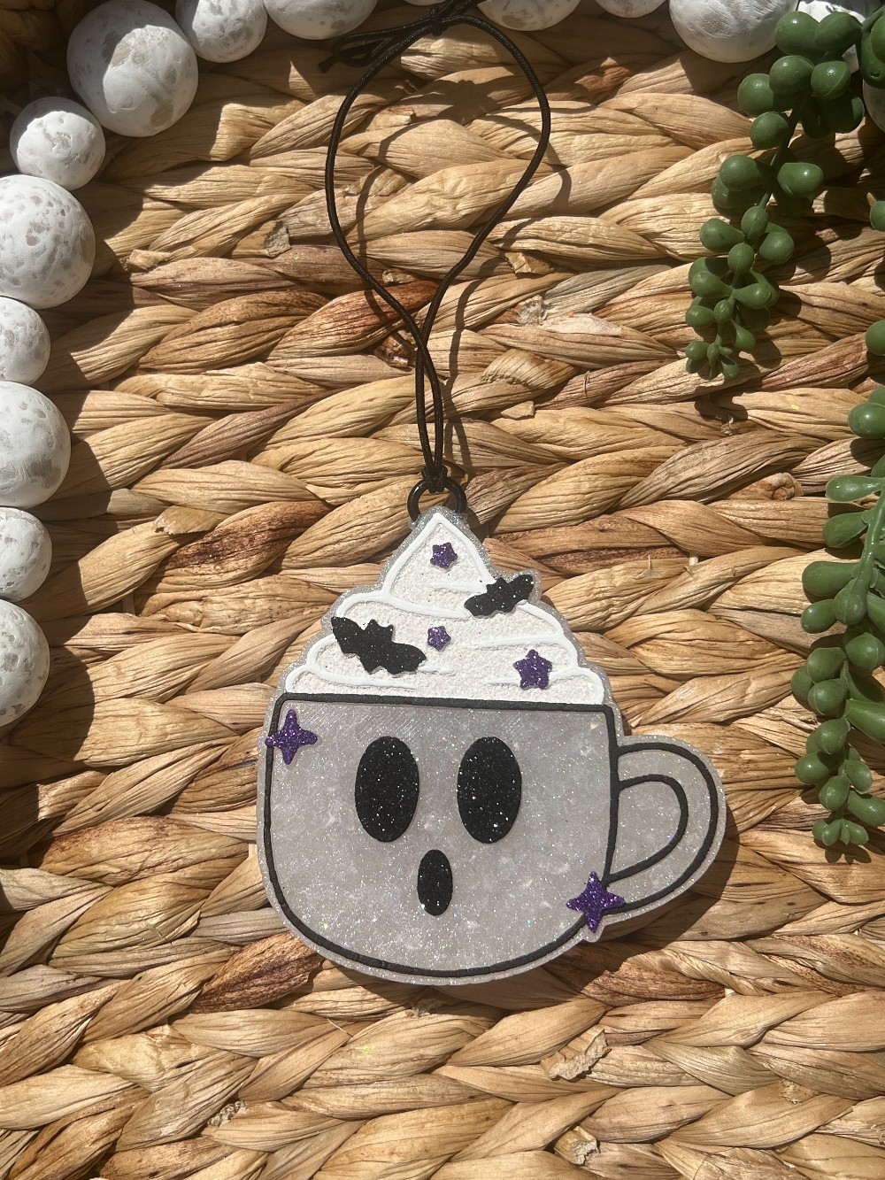 Ghost Mug Freshie - Cocoa Butter Cashmere Scent