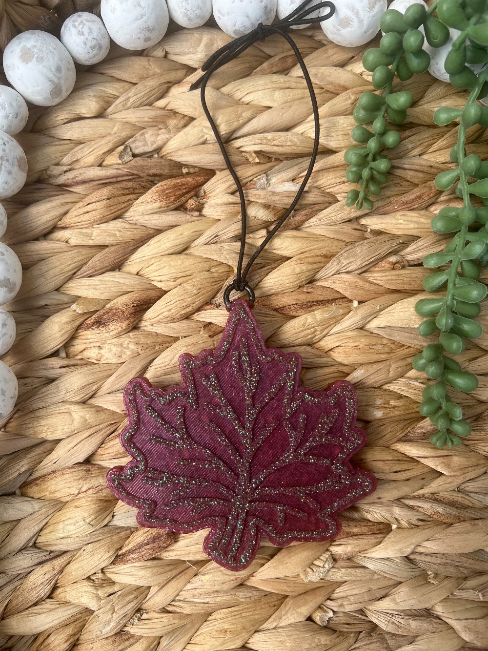 Fall Leaf Freshie - Vanilla Pumpkin Marshmallow Scent