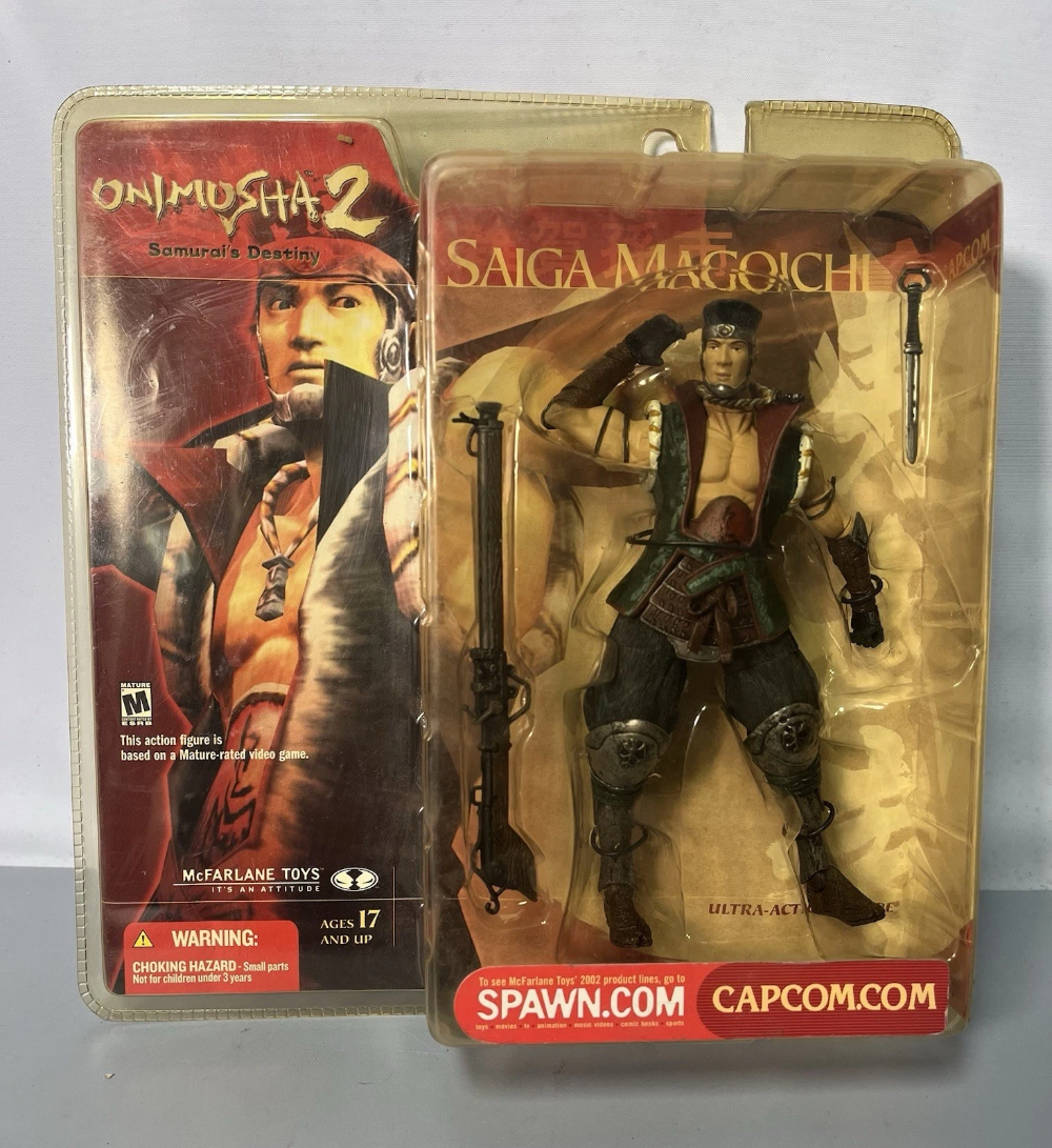 Saiga Magoichi Onimusha 2 Samurai's Destiny Figure 2002 McFarlane Toys NEW