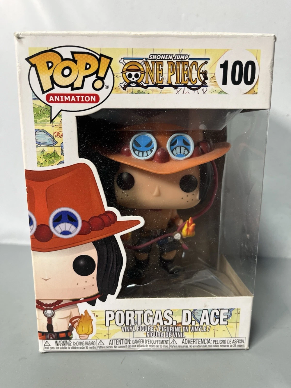 Funko POP One Piece Portgas D. Ace Action Figure 100 NEW