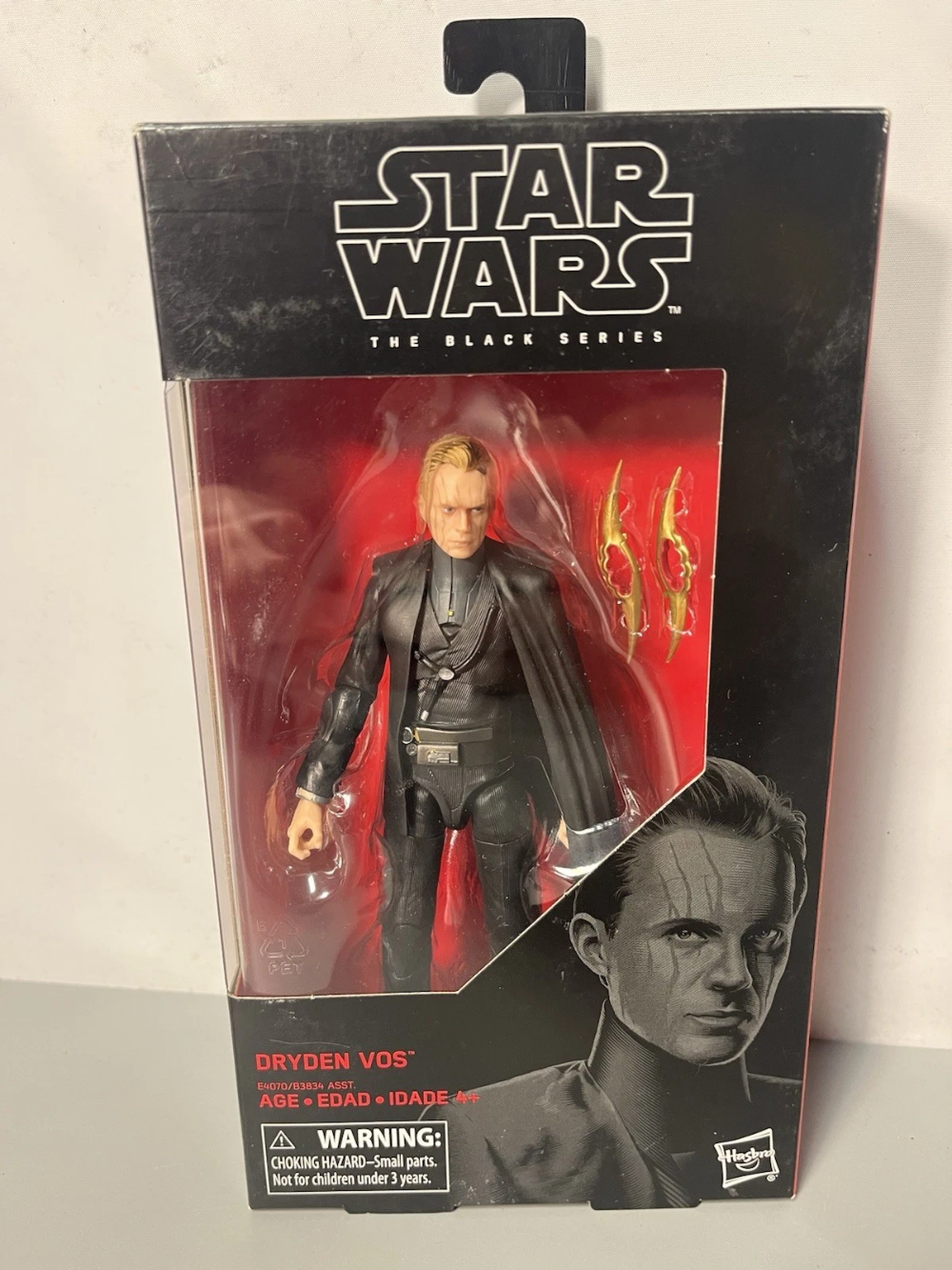 Star Wars Black Series Dryden Vos 6in Action Figure Solo Movie 2019 Hasbro NEW