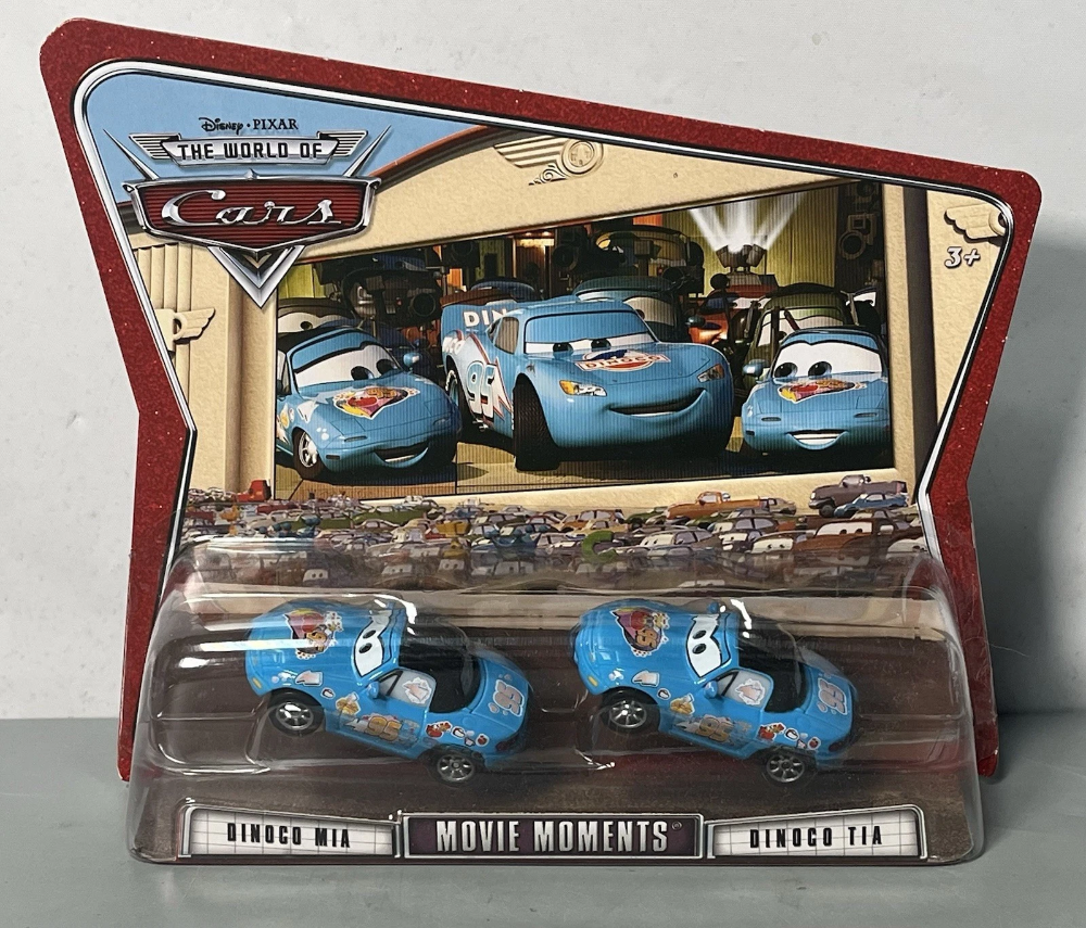 Disney Pixar The World of Cars Movie Moments Dinoco Mia and Dinoco Tia NEW