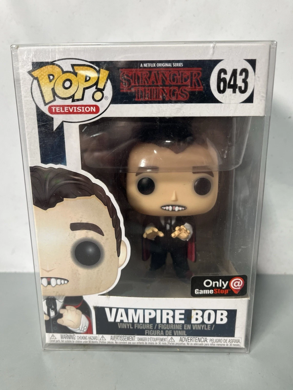 Vampire Bob 643 Stranger Things Gamestop Exclusive Funko Pop NEW