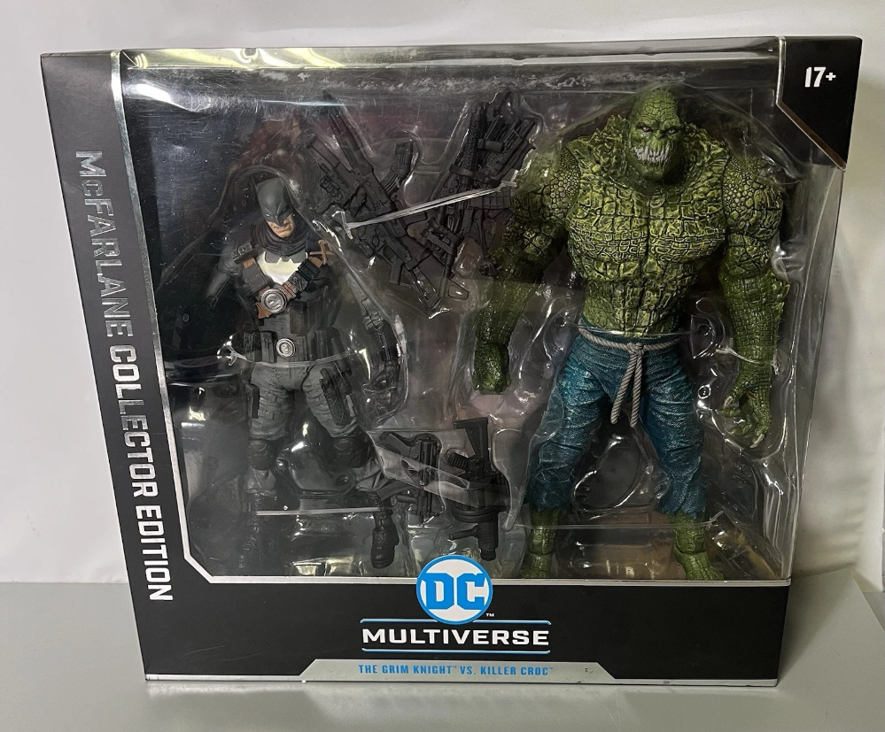 McFarlane Toys DC Collector Edition The Grim Knight (Batman) v Killer Croc NEW