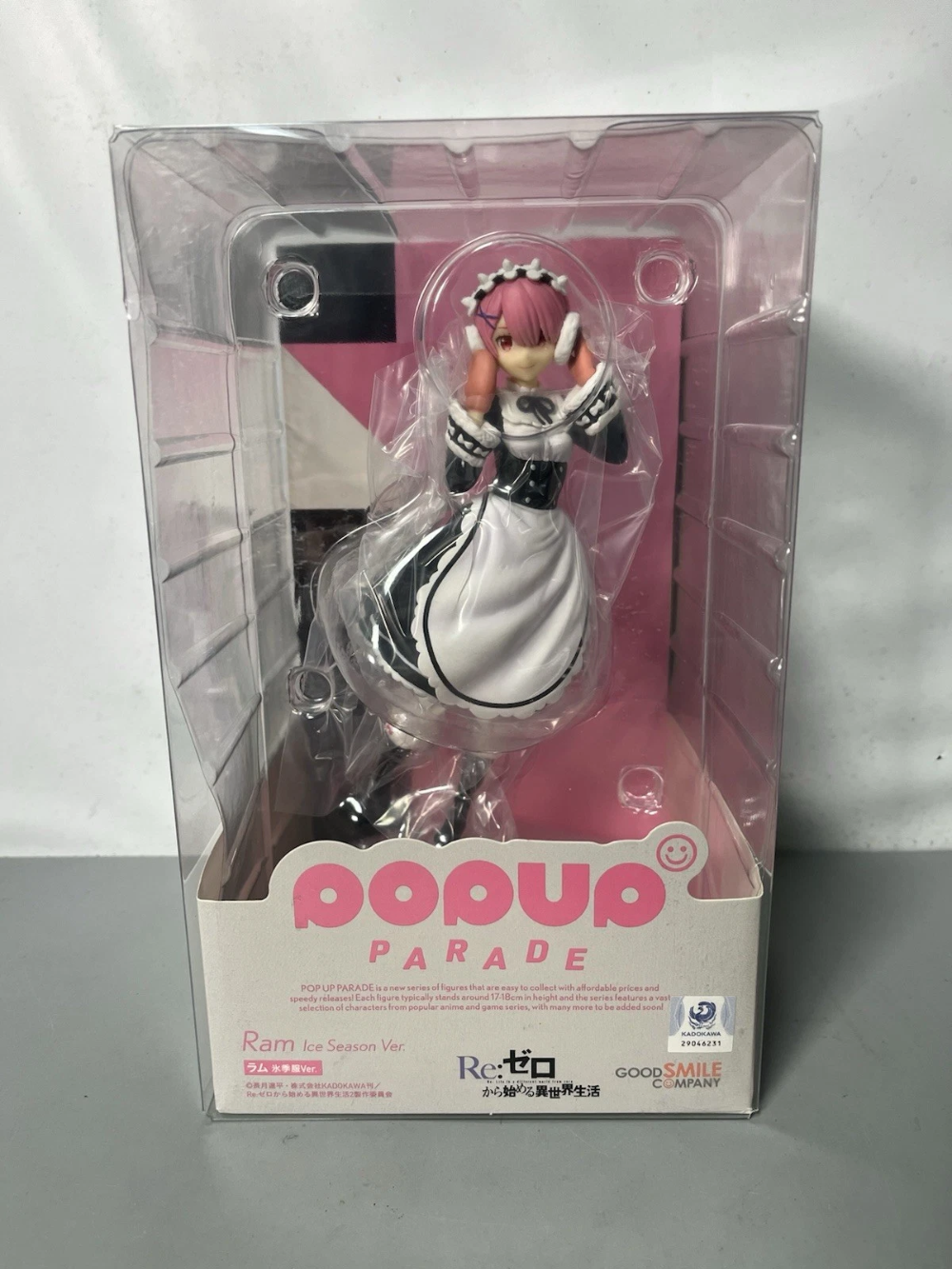 Goodsmile Re Zero Starting Life in Another World Ram Ice Season PopUp Parade NEW