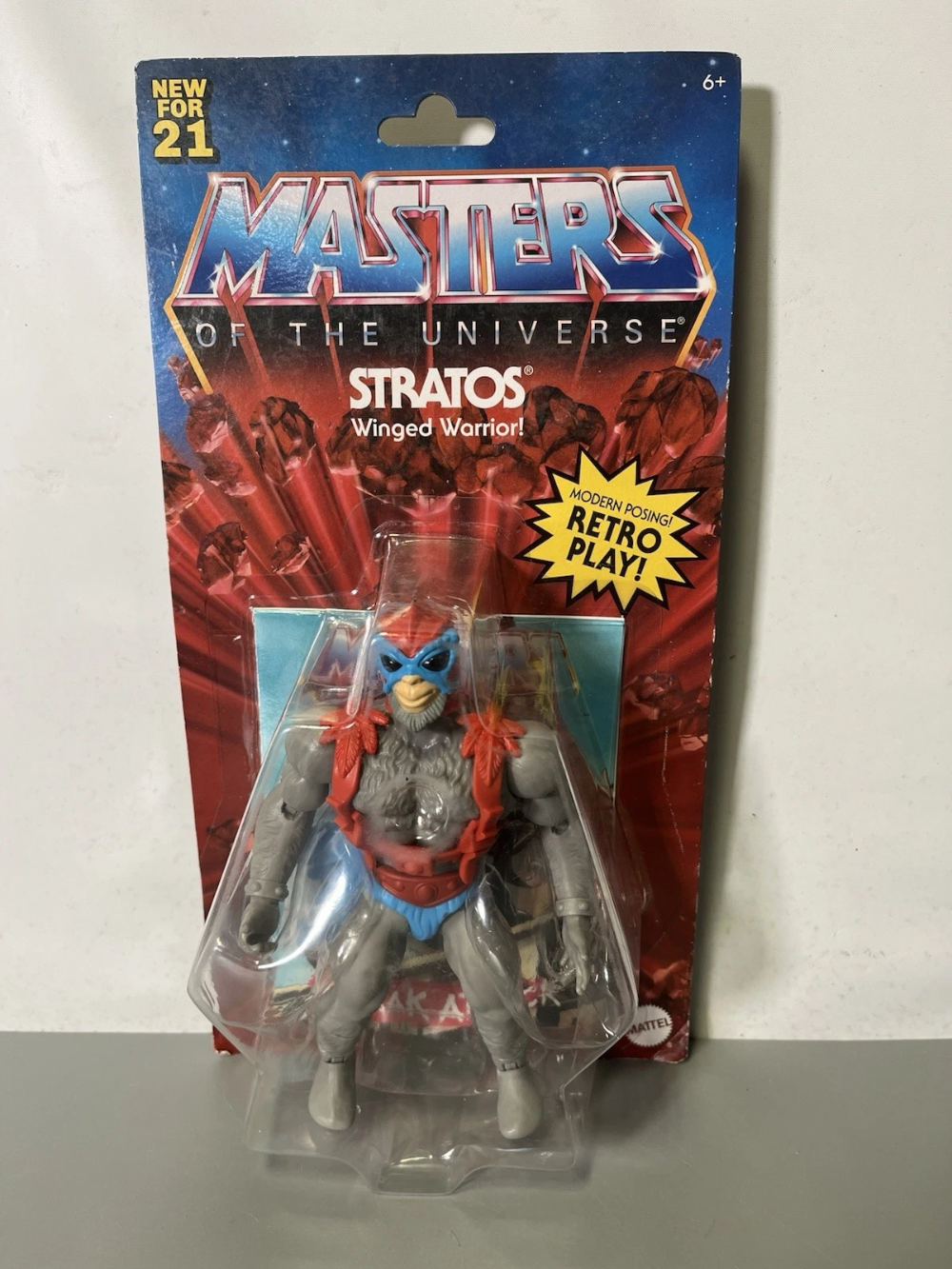 Masters of the Universe Origins Retro STRATOS Winged Warrior NEW Sealed