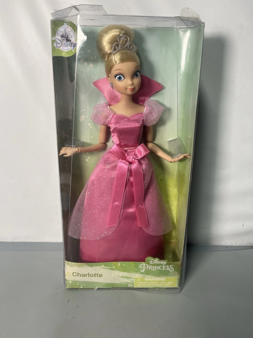 Princess and the Frog Charlotte La Bouff Doll Disney Store Rare NEW