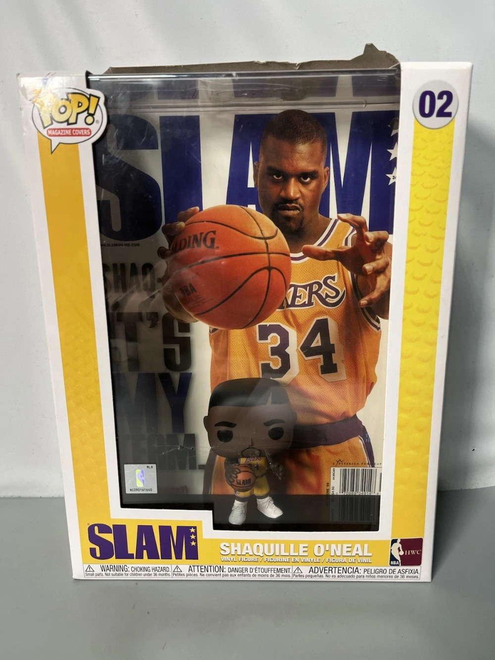 Funko Pop Slam Cover with Case Shaquille O'Neal 02 NEW see details