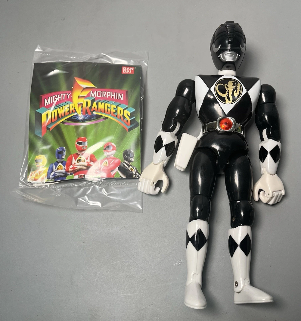 Mighty Morphin Power Rangers ZACK Black Power Ranger 1994 Bandai