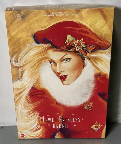 JEWEL PRINCESS BARBIE #15826 Mattel 1996 Limited Edition Doll Vintage ~NIB