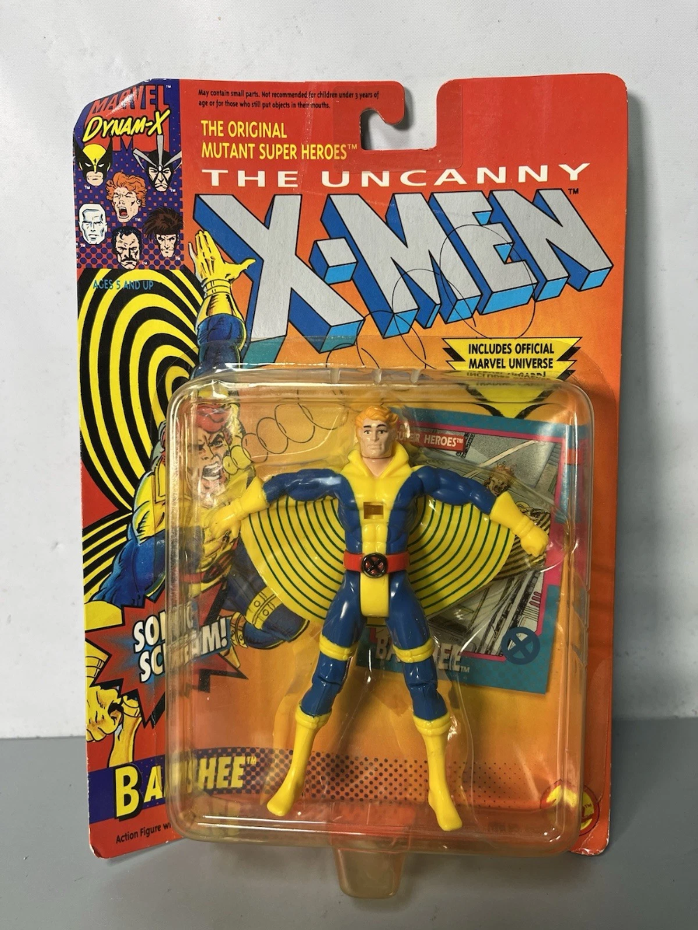 Marvel Comics Uncanny X Men Banshee Action Figure 1993 ToyBiz NEW