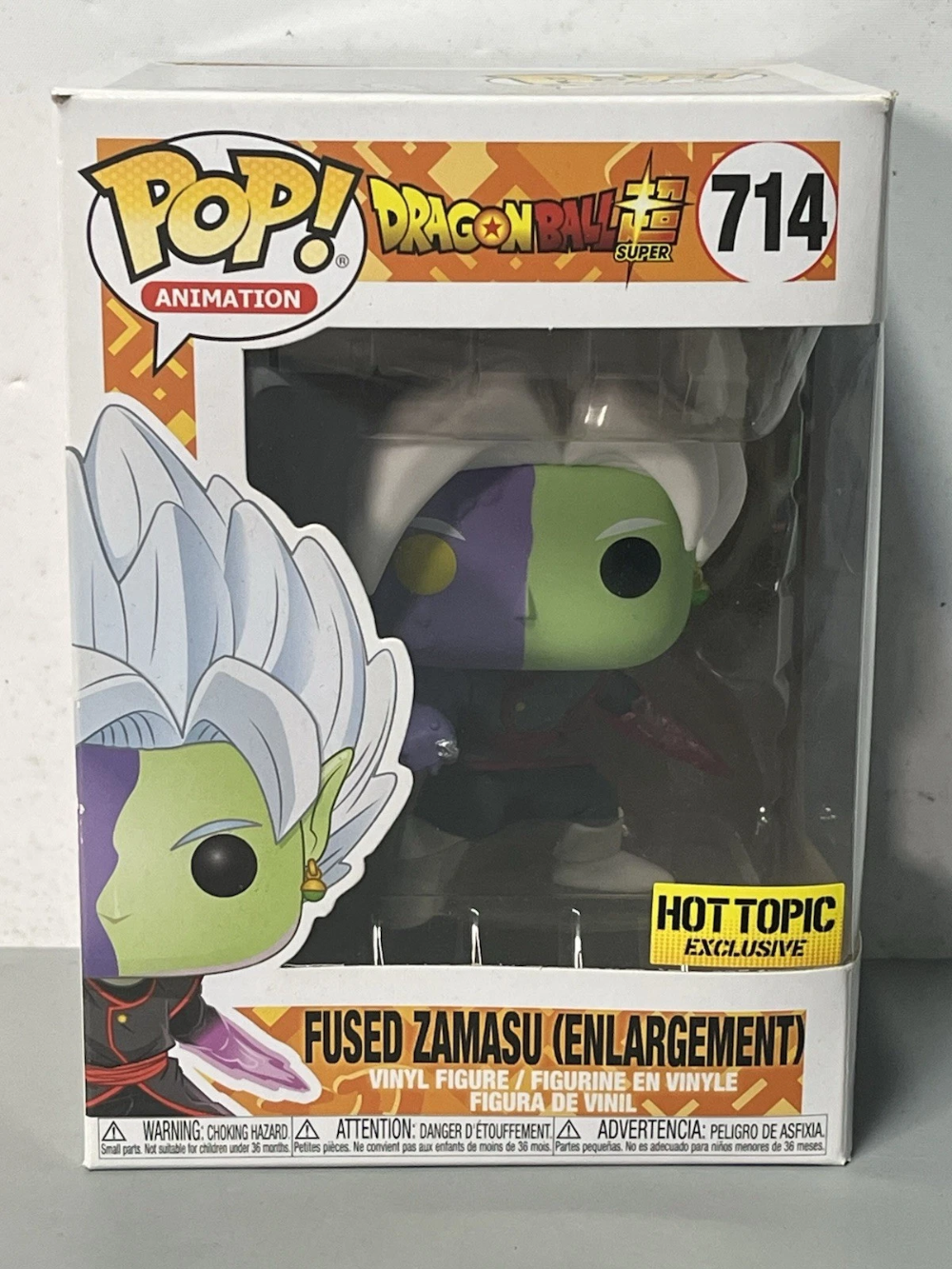 Funko Pop! Dragon Ball Super Fused Zamasu (Enlargement) 714 Hot Topic Exclusive
