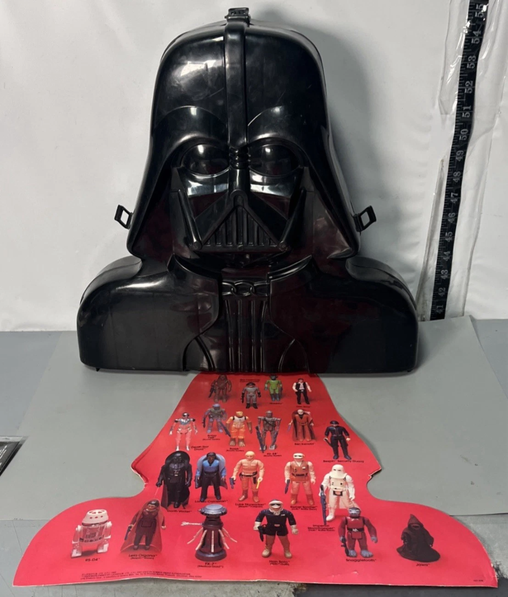 STAR WARS Vintage 1980 DARTH VADER Carrying Case Kenner with Insert
