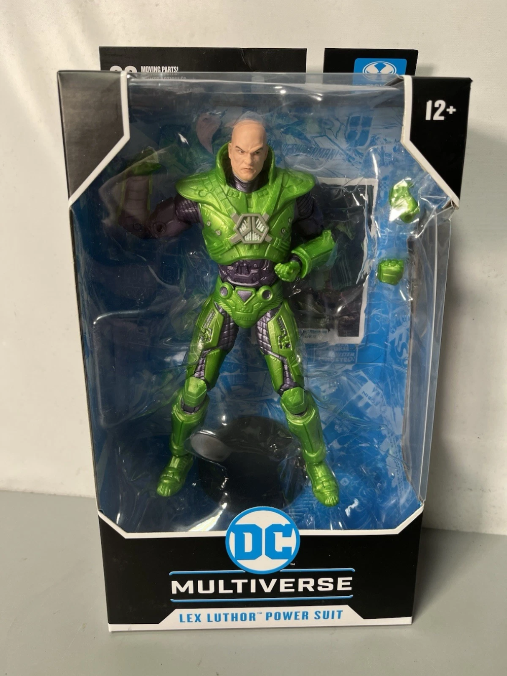 The New 52 DC Multiverse 7in Lex Luthor figure in Power Suit McFarlane Toys