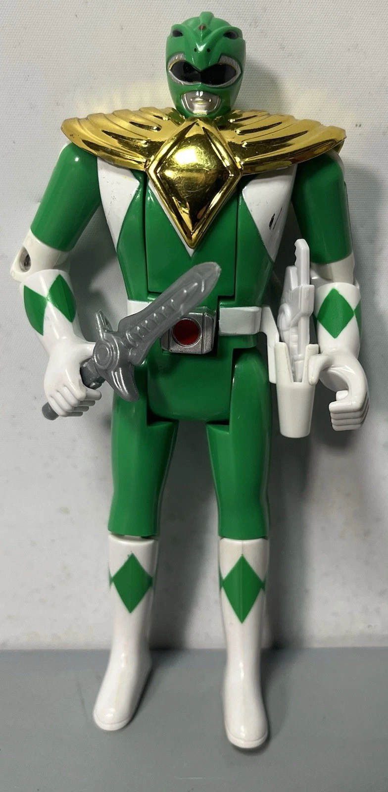 Bandai 1993 Mighty Morphin Power Rangers Flip Head Tommy Green Ranger