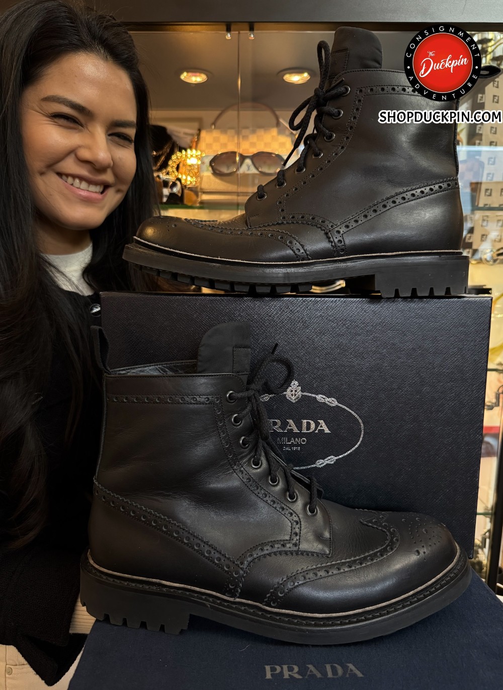 PRADA -Mens Size 10 - (FITS LADIES SIZE @ 11.5)