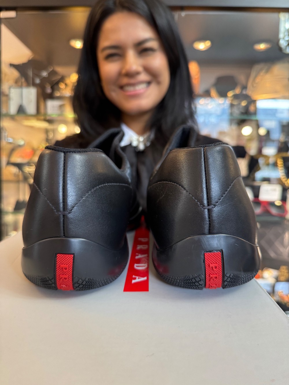 PRADA - MENS SIZE 10 / FITS LADIES @ 11.5