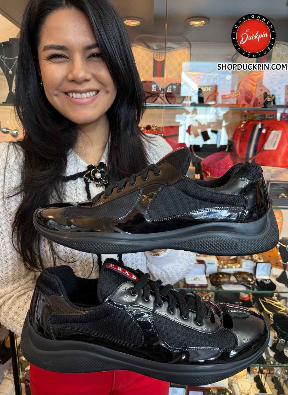 PRADA - MEN'S SIZE 12 (WOMEN'S SIZE 13.5)