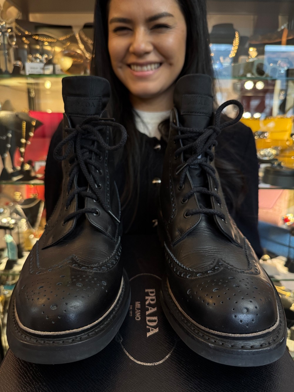 PRADA -Mens Size 10 - (FITS LADIES SIZE @ 11.5)