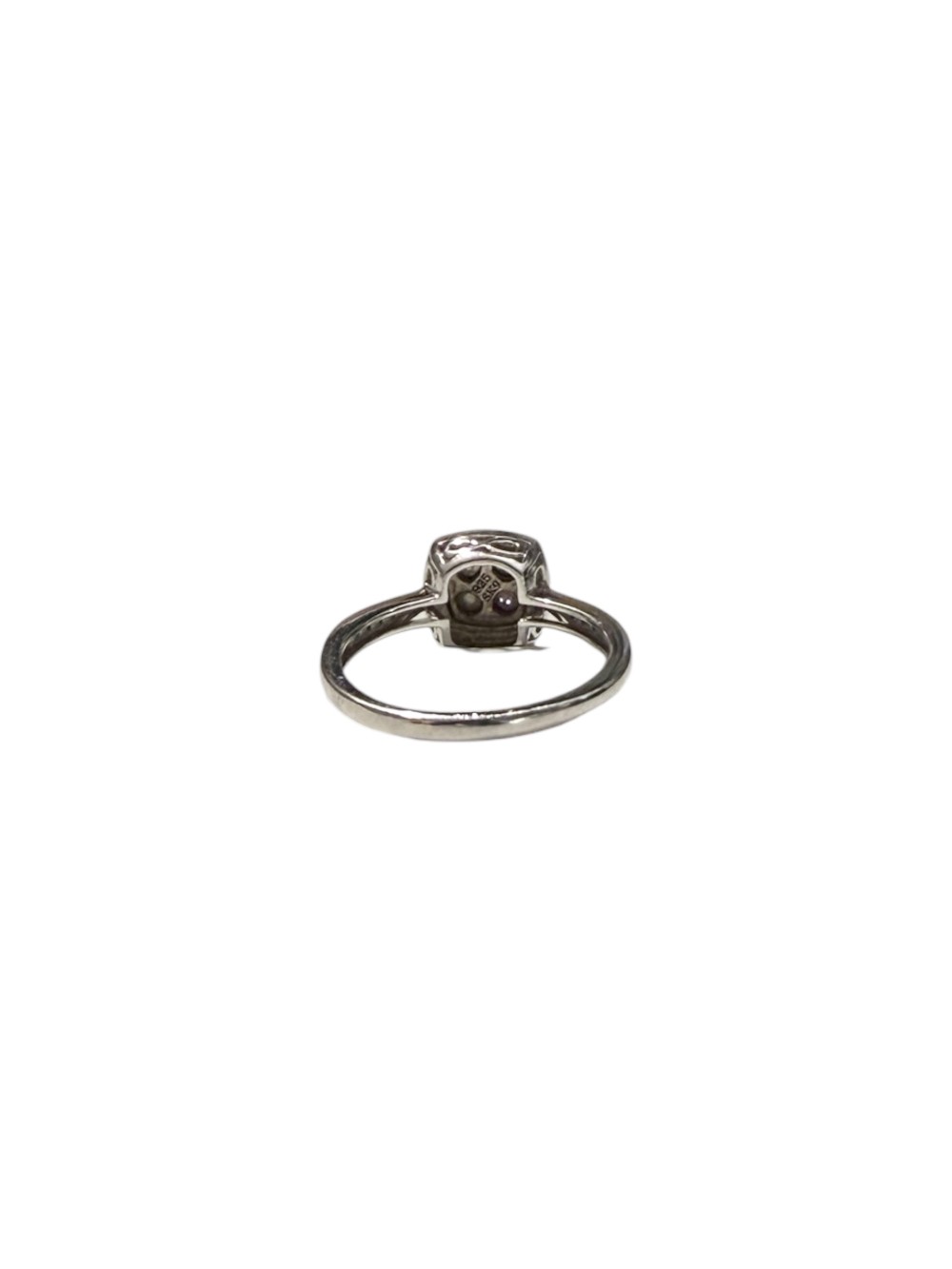 PLATINAIRE 925 STERLING SILVER & DIAMOND RING - Size 7