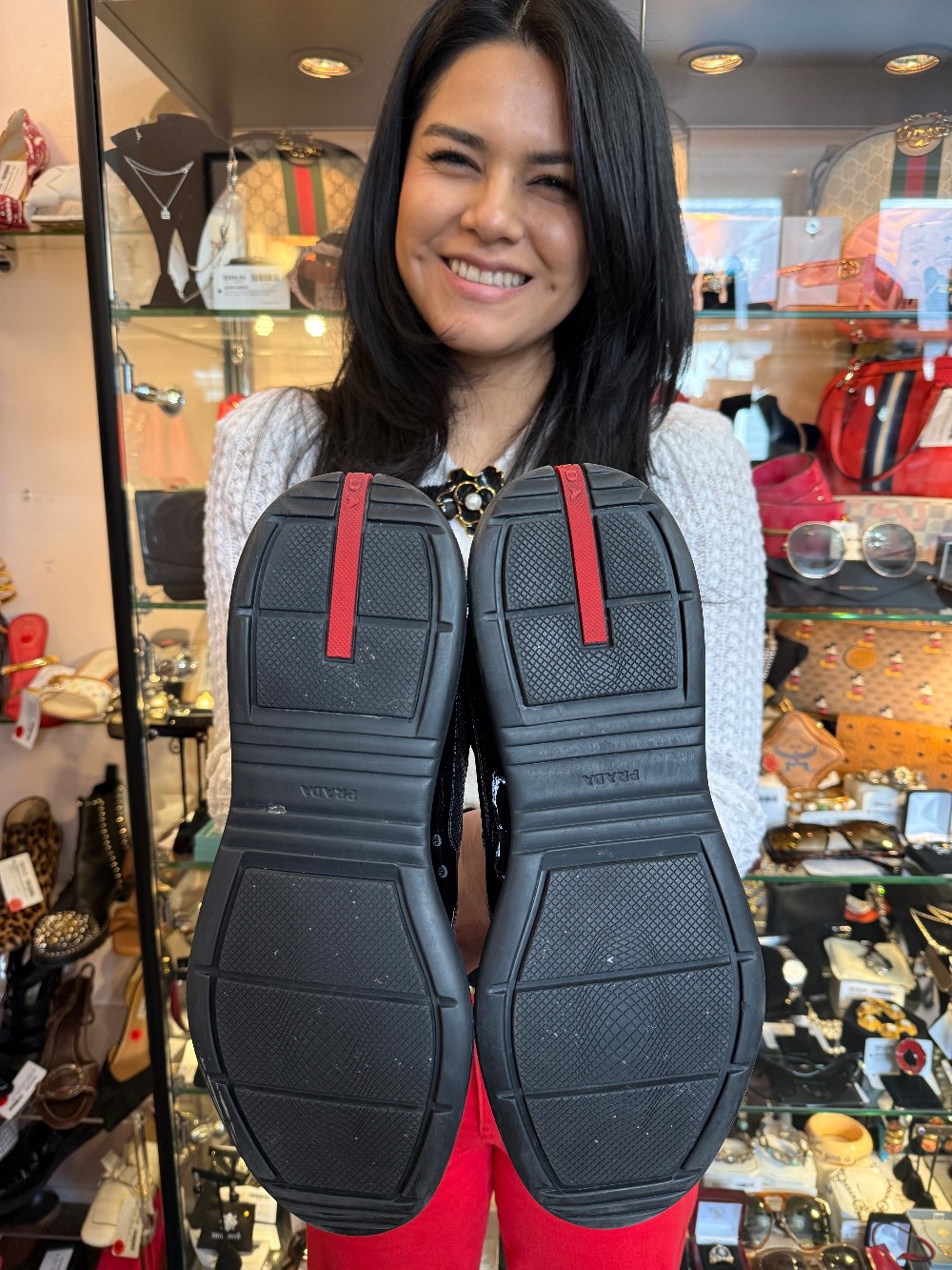 PRADA - MEN'S SIZE 12 (WOMEN'S SIZE 13.5)