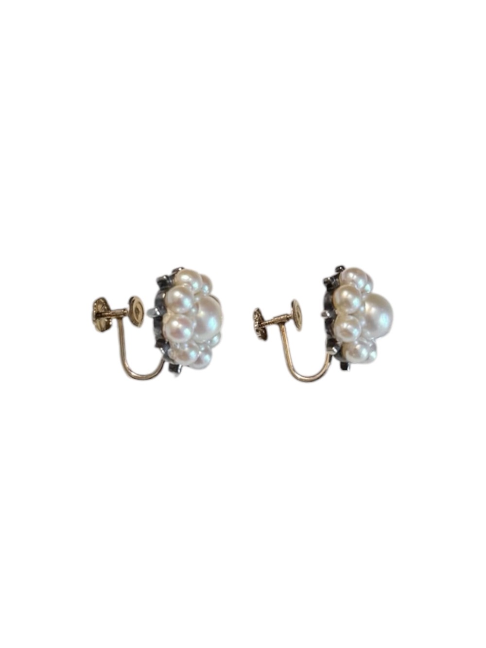 14K YELLOW GOLD & PEARL EARRINGS